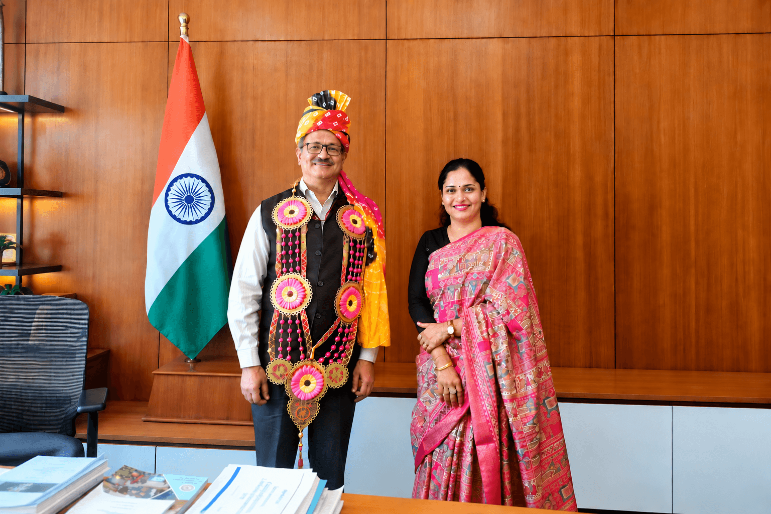 CA Sonam Khandelwal meeting public leadership