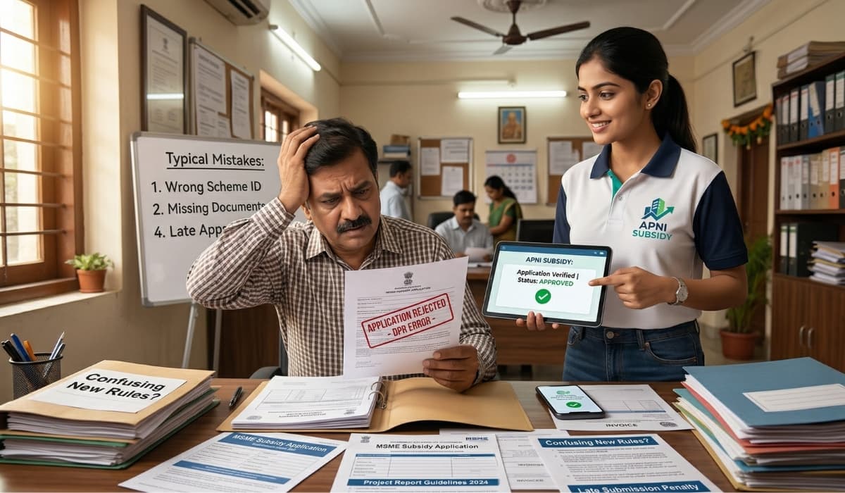 Top 10 Mistakes Businesses Make While Applying for Subsidies (And How Apni Subsidy Solves Them)