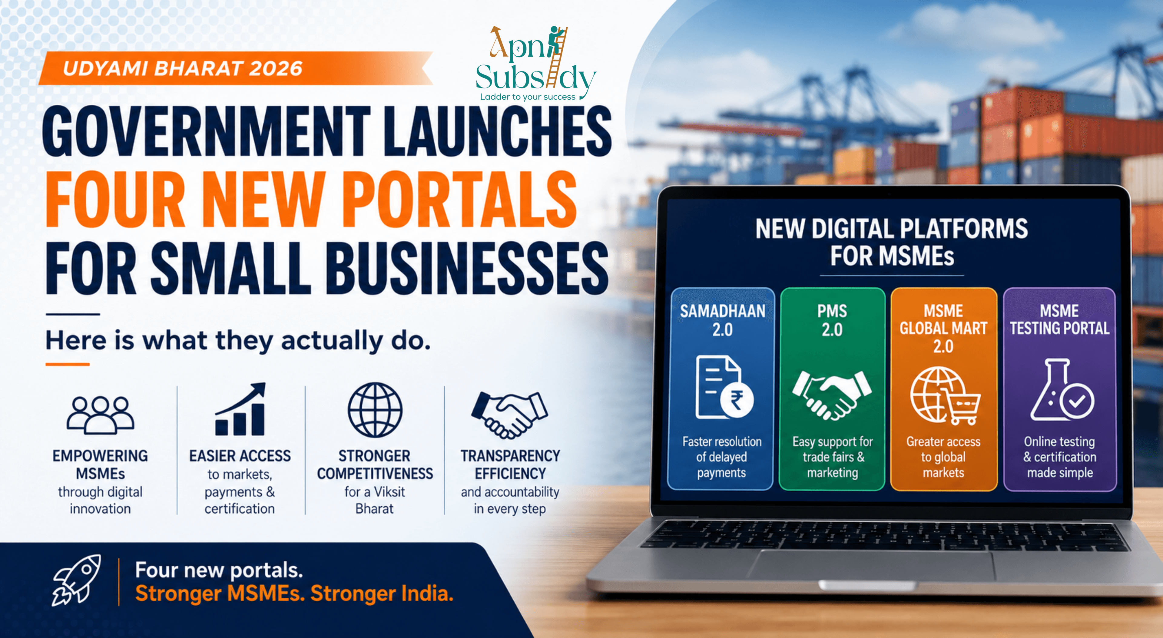 The Government Just Launched Four New Portals for Small Businesses. Here's What They Actually Do.