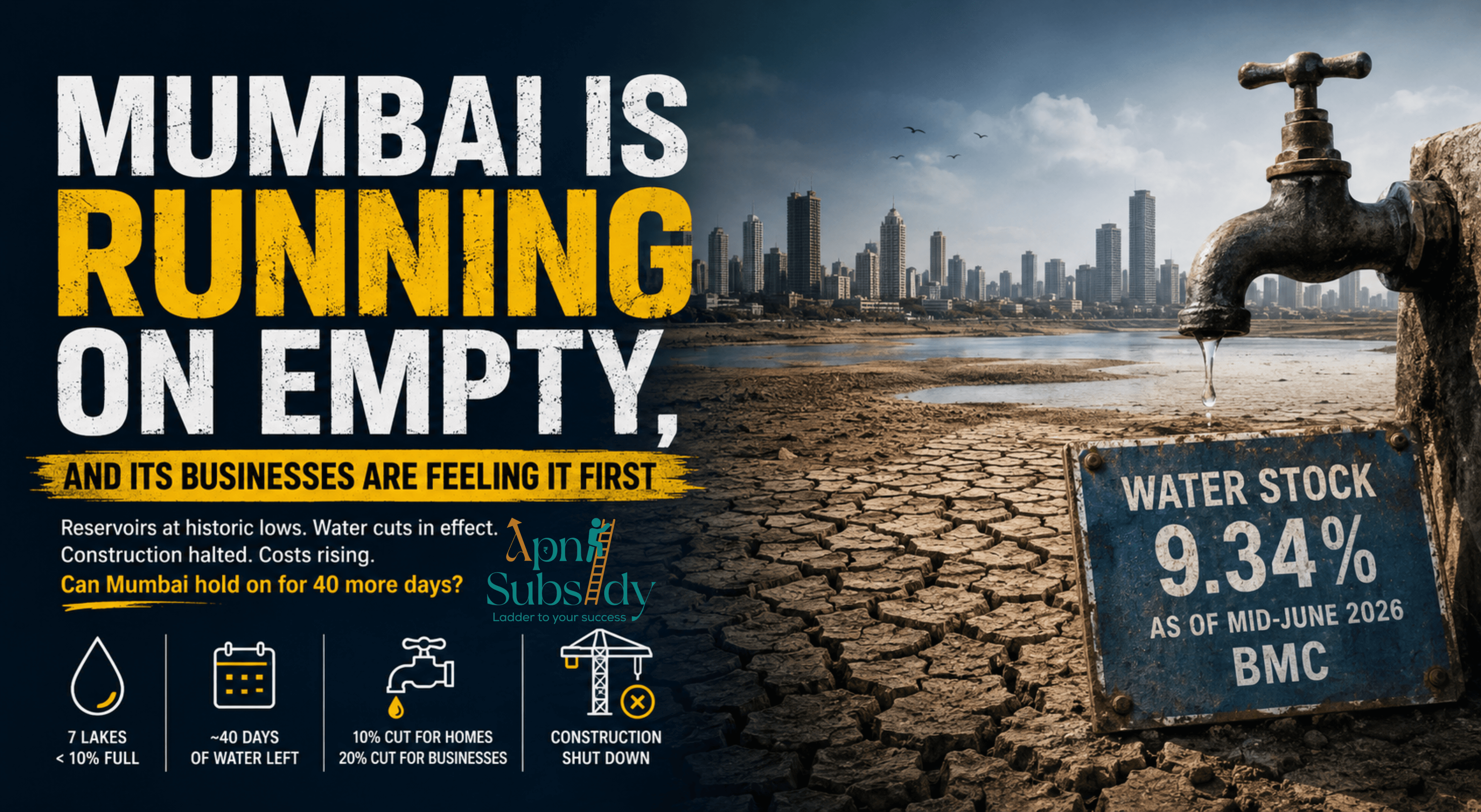 Mumbai Is Running on Empty, and Its Businesses Are Feeling It First