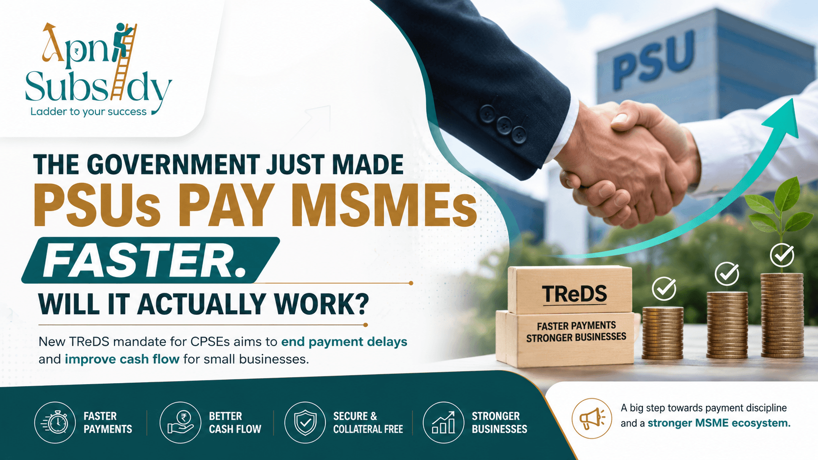 The Government Just Made PSUs Pay MSMEs Faster. Will It Actually Work?