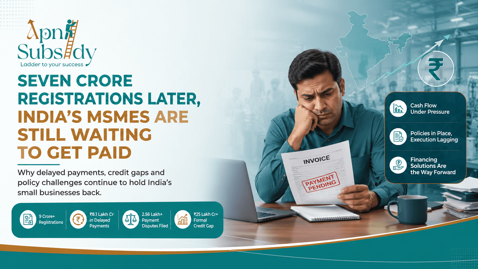 Seven Crore Registrations Later, India's MSMEs Are Still Waiting to Get Paid